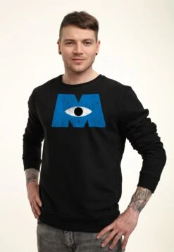 Henry Tiger Monster'S Inc. Distressed Logo - Sweater - Black -Henry Tiger b1ea9956edae4504944fde09065f8926