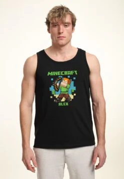 Henry Tiger Minecraft Sniper - Tank - Top - Black
