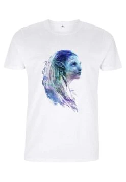 Henry Tiger Avatar 2 Blue Neytiri - T-Shirt Print - White -Henry Tiger b2c77b368f194a13b870686dfff78570