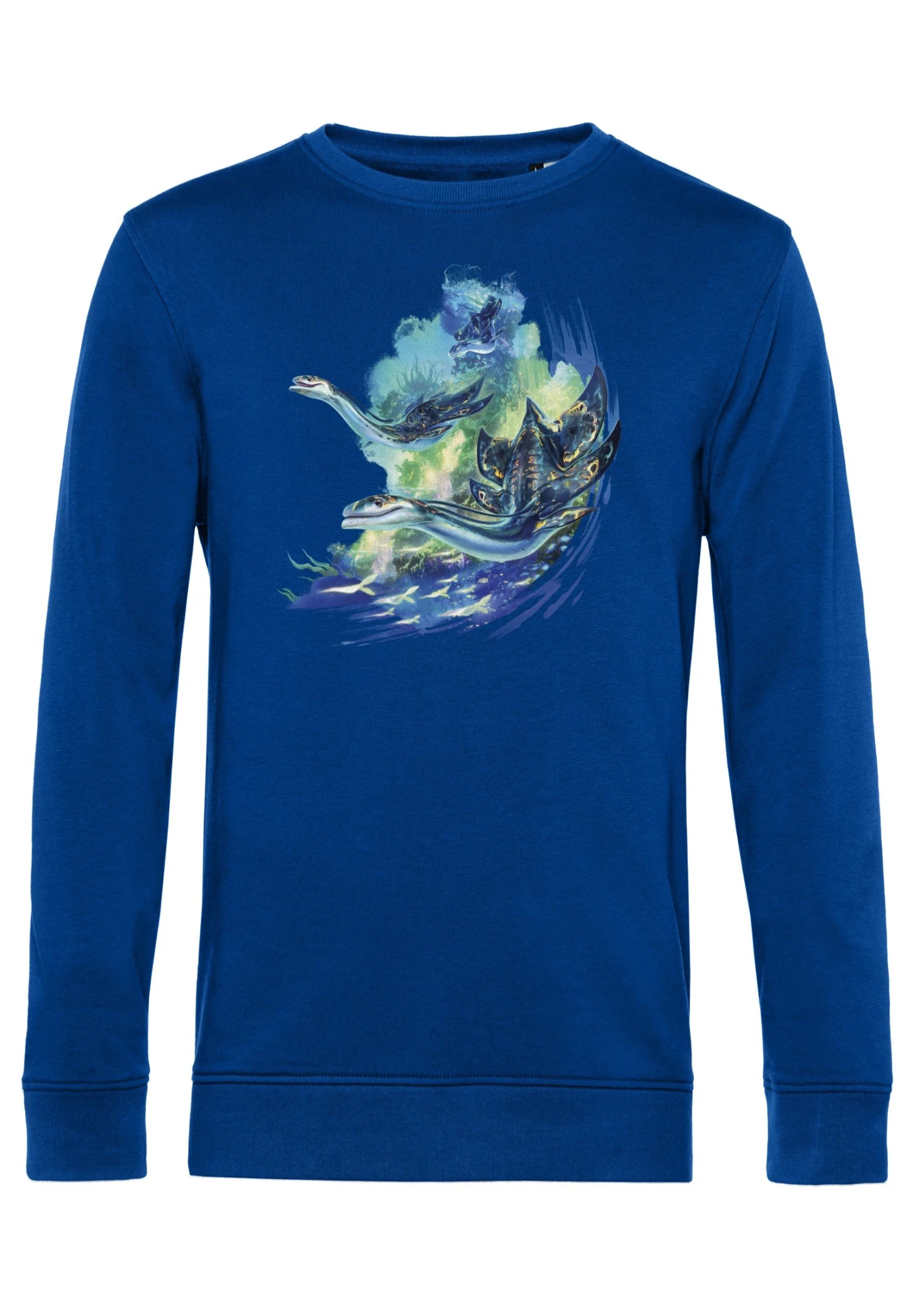 Henry Tiger Avatar 2 Water Animals - Sweater - Royal Blue 4 Henry Tiger Avatar 2 Water Animals - Sweater - Royal Blue - Image 4