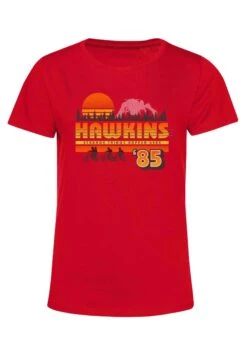 Henry Tiger Stranger Things Hawkins Vintage Sunsnet - T-Shirt Print - Red 9 Henry Tiger Stranger Things Hawkins Vintage Sunsnet - T-Shirt Print - Red -Henry Tiger b393e31ad9ca44d79fdb1ec7874f9efb
