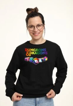 Henry Tiger Dungeons & Dragons Pride Dice - Sweater - Black