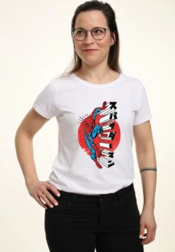 Henry Tiger Spider-Man Classic Spidey Senses - T-Shirt Print - White -Henry Tiger b583088b311c4ffab8f3113b34a2076b