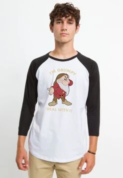 Henry Tiger Snow White Grumpy Deal - Longsleeve - White Black