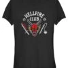 Henry Tiger Stranger Things Hellfire Cut - T-Shirt Print - Black
