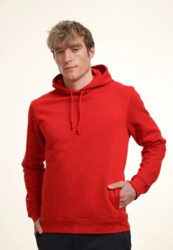 Henry Tiger Organic Regular Fit - Hoodie - Red -Henry Tiger b88af402bec449be9d0089d2a58bae87