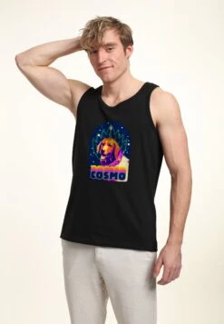Henry Tiger Guardians Of The Galaxy Vol. 3 Cosmo - Tank Top - Top - Black -Henry Tiger b8a0f06a3aa249d19f0f8a56d5f2c9b8