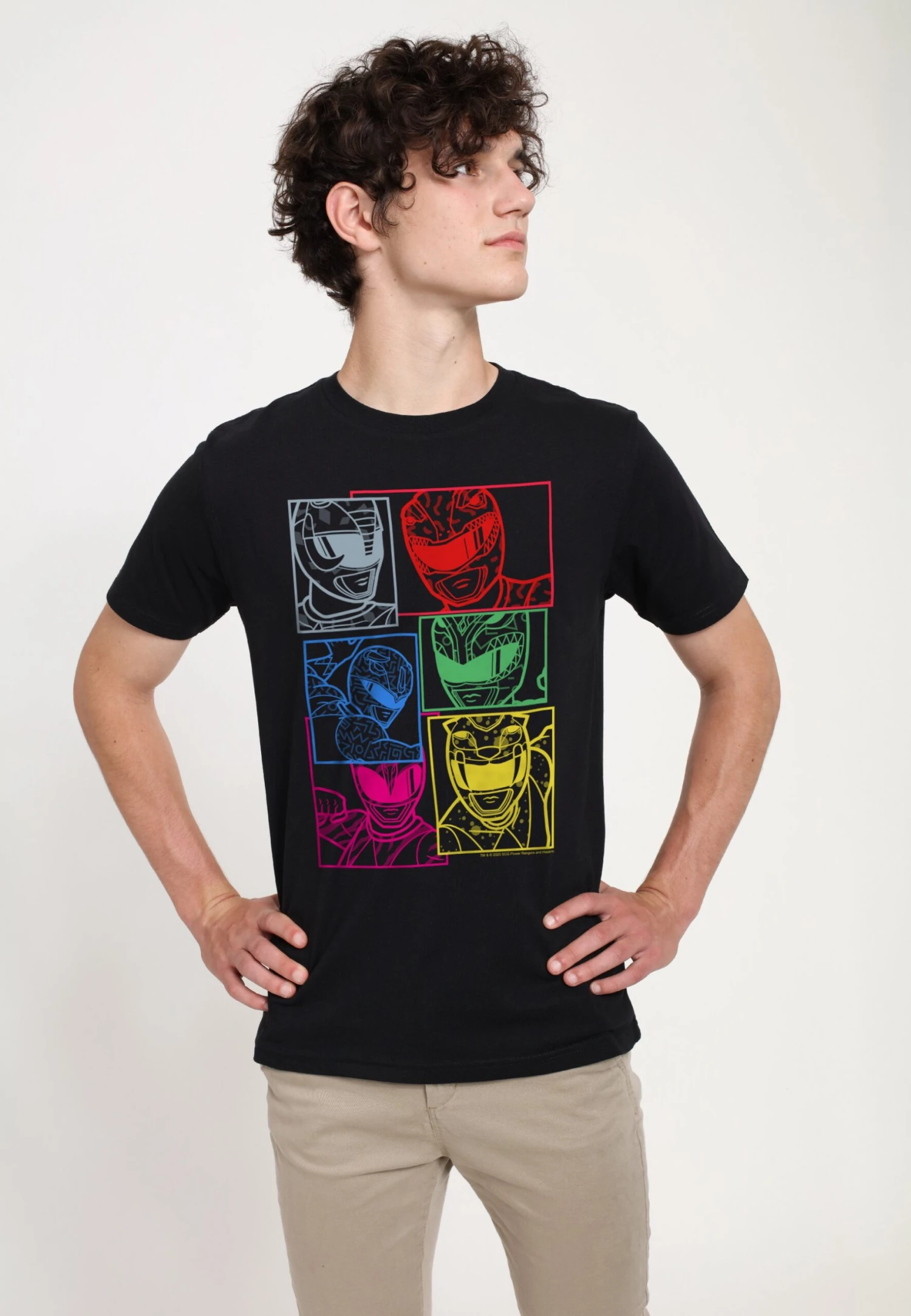 Henry Tiger Power Rangers Street Powerrangers - T-Shirt Print - Black 3 Henry Tiger Power Rangers Street Powerrangers - T-Shirt Print - Black - Image 3
