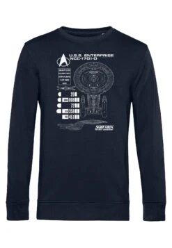Henry Tiger Star Trek Ship Schematics - Sweater - Navy Blue -Henry Tiger b944811e10dc445986ddd6138a176958