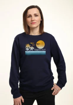 Henry Tiger Top Gun Fightertown Usa - Sweater - Navy Blue