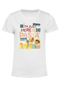 Henry Tiger Luca Pasta Time - T-Shirt Print - White -Henry Tiger bc92a314e44a40afa03dc7c364686bdc