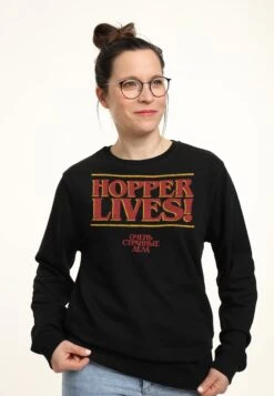 Henry Tiger Hopper Stranger Things - Sweater - Black -Henry Tiger bd10beceb341473e8ead08c9bd4b9fa5