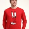 Henry Tiger Spongebob Squarepants Mr Krabs Big Face - Sweater - Red