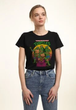 Henry Tiger Teenage Mutant Ninja Turtles The Team - T-Shirt Print - Black -Henry Tiger be605a35c1ed4fecae133b35b2a2eccd