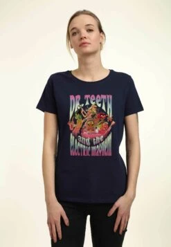 Henry Tiger Muppets Dr Teeth Band - T-Shirt Print - Navy Blue -Henry Tiger bf5a73d624fa403184515dc82428c9b9