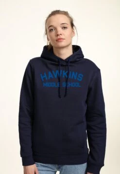 Henry Tiger Stranger Things Hawkins Mid School - Hoodie - Navy Blue 7 Henry Tiger Stranger Things Hawkins Mid School - Hoodie - Navy Blue -Henry Tiger bf8027643b1d4b5a9ea9c7d27a481f8a