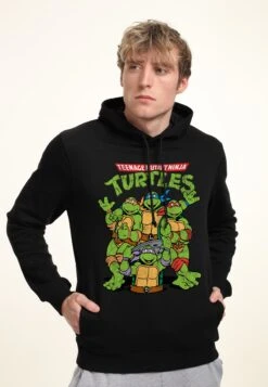 Henry Tiger Teenage Mutant Ninja Turtles Turtle Group - Hoodie - Black