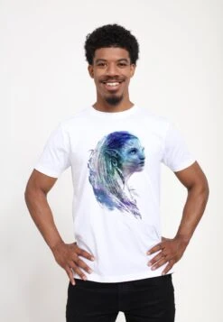 Henry Tiger Avatar 2 Blue Neytiri - T-Shirt Print - White