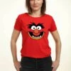 Henry Tiger Muppets Animal Costume Tee - T-Shirt Print - Red