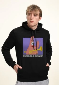 Henry Tiger Spongebob Squarepants Mayonnaise - Hoodie - Black
