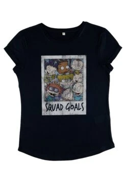Henry Tiger Rugrats Squad Photo - T-Shirt Print - Navy Blue -Henry Tiger c852d2a4e56b4752bf7e368f0390d548