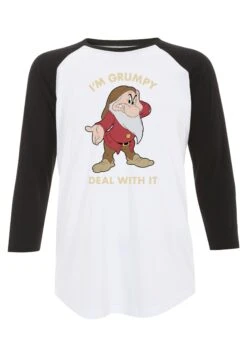 Henry Tiger Snow White Grumpy Deal - Longsleeve - White Black -Henry Tiger cacfc9c0924f4bf79e0d2a2edca544d1