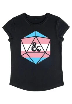 Henry Tiger Dungeons & Dragons Trans Ampersand - T-Shirt Print - Black -Henry Tiger cd071e17669449398a8b60d52b794214