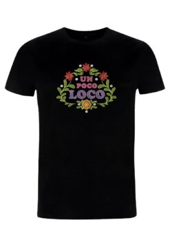 Henry Tiger Coco Un Poco Loco Floral Emb - T-Shirt Print - Black -Henry Tiger ce291cb40d744778802b8f99acd565c4