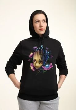 Henry Tiger Gotg Classic Groot Flowers - Hoodie - Black -Henry Tiger ce4f61b77b5148118dd1b4bd4a2564f4