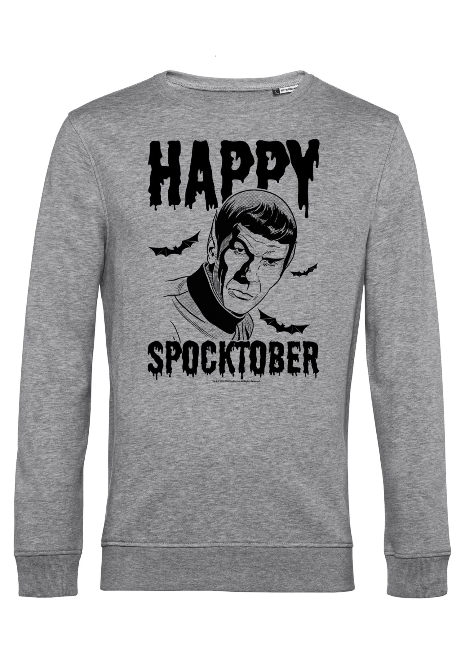 Henry Tiger Star Trek Spocktober Two - Sweater - Heather Grey 4 Henry Tiger Star Trek Spocktober Two - Sweater - Heather Grey - Image 4