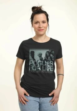 Henry Tiger Outer Banks Pogues For Life - T-Shirt Print - Black