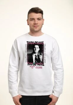Henry Tiger Twin Peaks Agent Cooper - Sweater - White