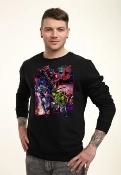 Henry Tiger Transformers Autobot Boxup - Sweater - Black -Henry Tiger d790c3b307344a1bbc13c6b2bb199f90