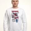 Henry Tiger Transformers Prime Comic - Sweater - White