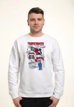Henry Tiger Transformers Prime Comic - Sweater - White