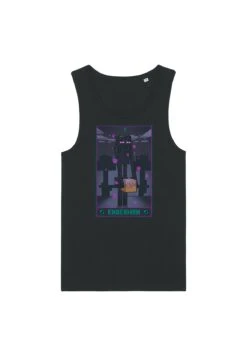 Henry Tiger Minecraft Ender Tarot Tank - Top - Black -Henry Tiger da4420afea6749c89fd6b20cde159675