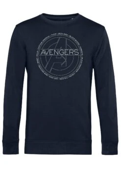 Henry Tiger Avengers Classic Avengers Names - Sweater - Navy Blue -Henry Tiger dc6ff07faf83417b85e0b64746f9dd99