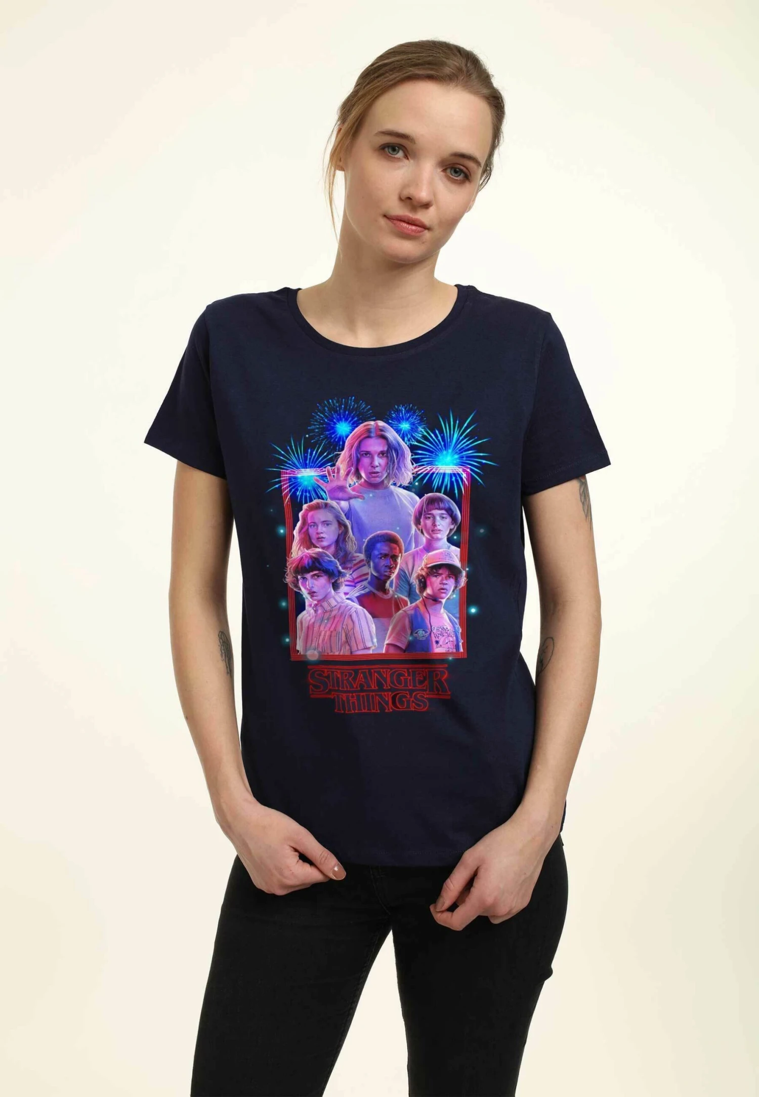 Henry Tiger Stranger Things Box - T-Shirt Print - Navy Blue 3 Henry Tiger Stranger Things Box - T-Shirt Print - Navy Blue - Image 3