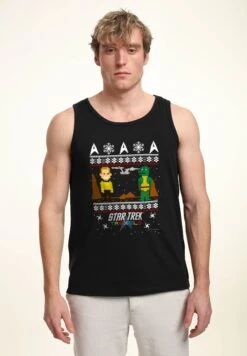 Henry Tiger Star Trek Gorn - Tank- Top - Black