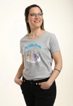 Henry Tiger My Little Pony My Little Ponies Group - T-Shirt Print - Heather Grey -Henry Tiger debe88bf9df64e029e8fe99398e2d618