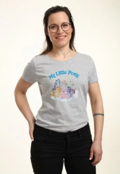 Henry Tiger My Little Pony My Little Ponies Group - T-Shirt Print - Heather Grey -Henry Tiger df17203b27254de593f479e02b205594