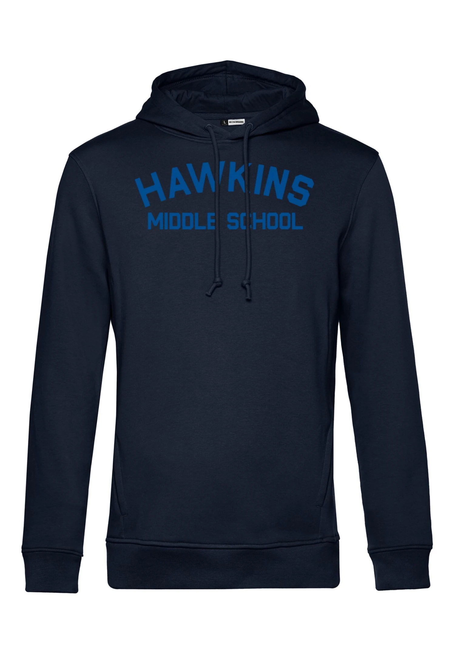 Henry Tiger Stranger Things Hawkins Mid School - Hoodie - Navy Blue 4 Henry Tiger Stranger Things Hawkins Mid School - Hoodie - Navy Blue - Image 4