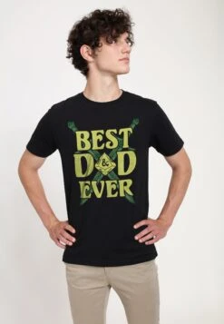 Henry Tiger DungeonsDragons Best Dad Ever - T-Shirt Print - Black -Henry Tiger dfd54c347795476f9a0d827f09b1e8a9