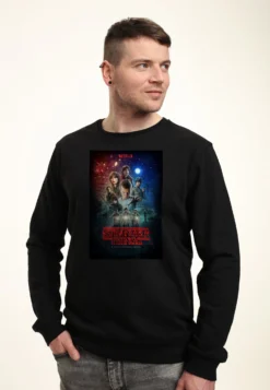 Henry Tiger Stranger Things Classic Illustrated Poster - Sweater - Black