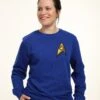 Henry Tiger Star Trek Science Badge - Sweater - Royal Blue