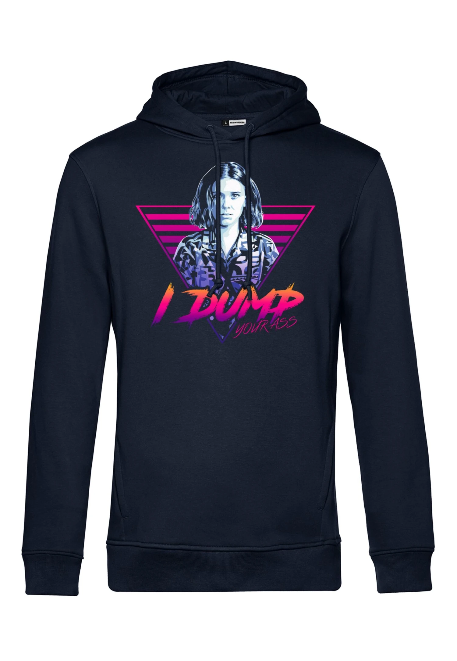 Henry Tiger Stranger Things Dump Your Ass - Hoodie - Navy Blue 4 Henry Tiger Stranger Things Dump Your Ass - Hoodie - Navy Blue - Image 4