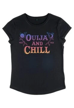 Henry Tiger Ouija Board Oujia Chill - T-Shirt Print - Black -Henry Tiger e392a3d5dd214ce391e900f61a8f533e