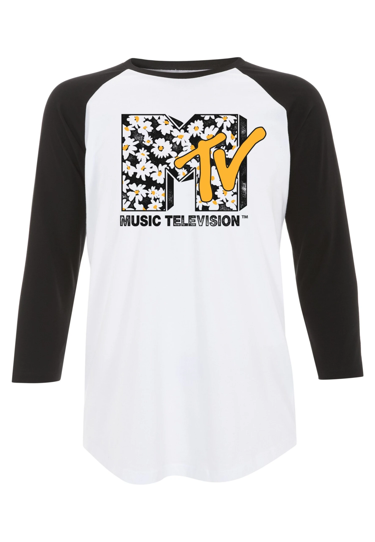 Henry Tiger Mtv Daisies - Longsleeve - White Black 5 Henry Tiger Mtv Daisies - Longsleeve - White Black - Image 5