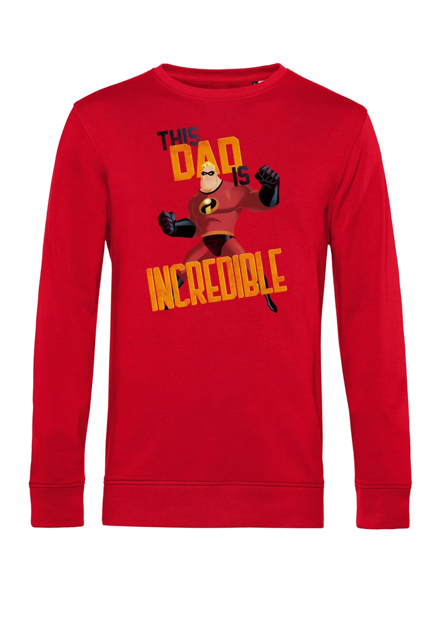 Henry Tiger Incredibles This Dad - Sweater - Red 4 Henry Tiger Incredibles This Dad - Sweater - Red - Image 4