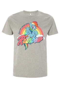 Henry Tiger My Little Pony Rainbow - T-Shirt Print - Melange Grey 7 Henry Tiger My Little Pony Rainbow - T-Shirt Print - Melange Grey -Henry Tiger e65c7edc95554f90ba991295dd58d977